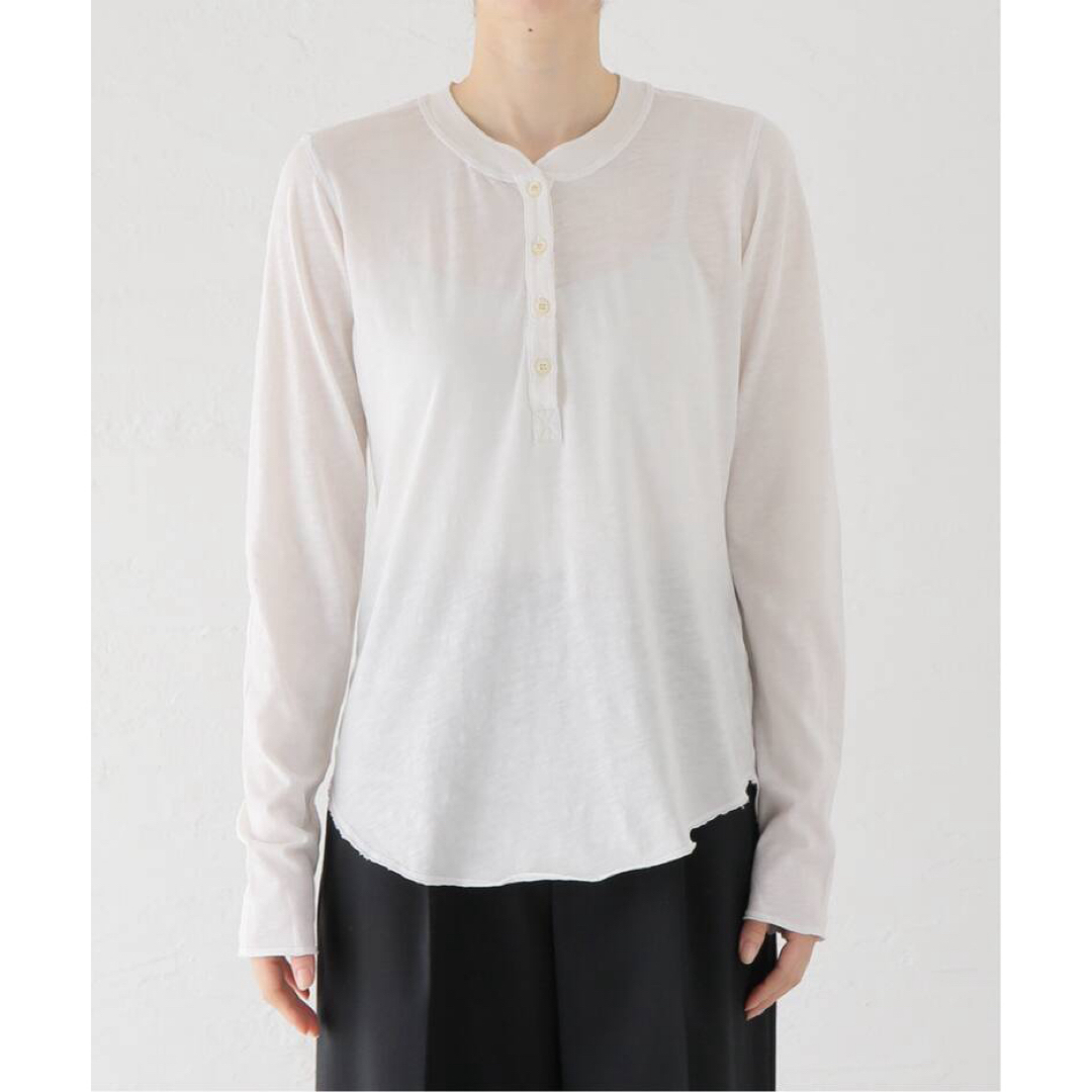 L'Appartement DEUXIEME CLASSE(アパルトモンドゥーズィエムクラス)のNSF/エヌエスエフ　L/S HENLEY Tシャツ  レディースのトップス(Tシャツ(長袖/七分))の商品写真