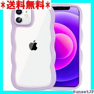 ☆在庫限り☆ 透明 iPhone 12 ケース iPhon ス パープル 386(その他)