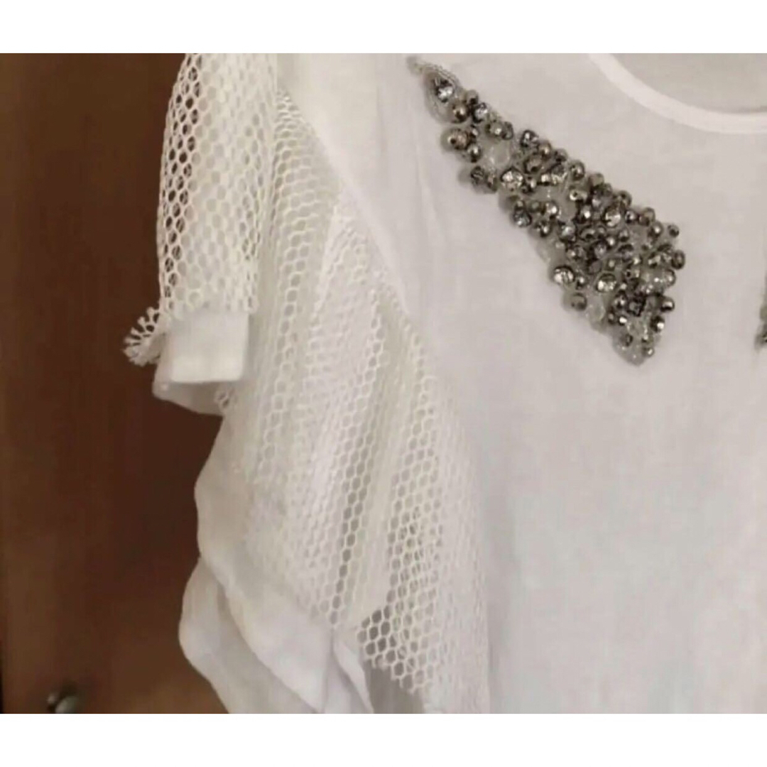 JILLSTUART(ジルスチュアート)のジルスチュアートjillstuart  半袖Tシャツ　カットソー　トップス レディースのトップス(Tシャツ(半袖/袖なし))の商品写真