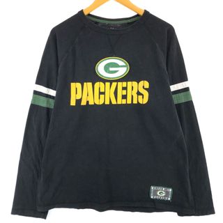 古着 MAJESTIC NFL GREEN BAY PACKERS グリーンベイパッカーズ メンズXL /eaa432225(Tシャツ/カットソー(半袖/袖なし))