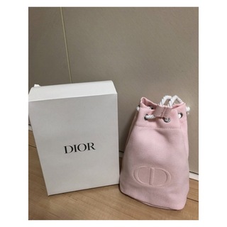 Christian Dior - 【Dior】ノベルティ巾着ポーチ ピンク 新品未使用