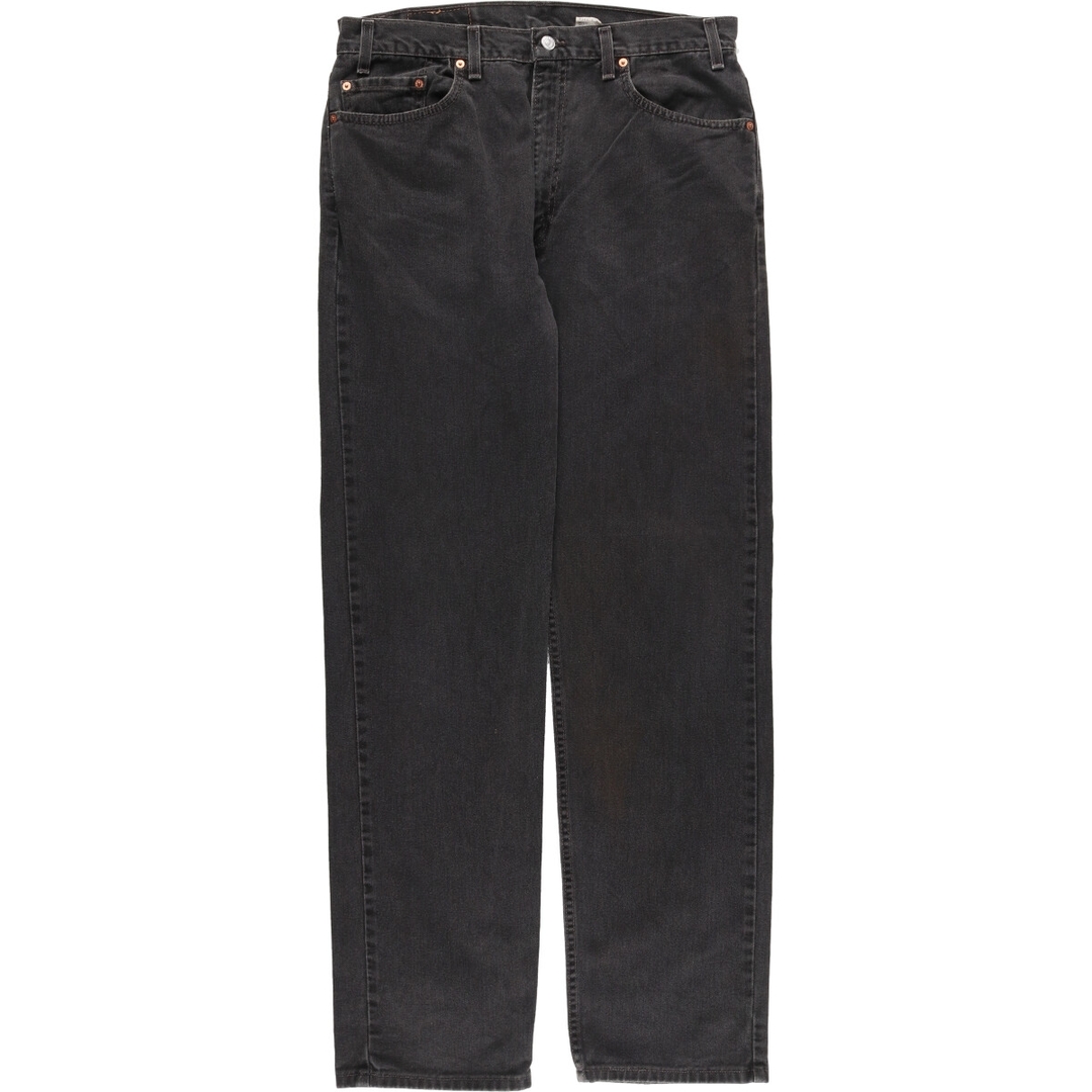 Levi's(リーバイス)の古着 00年代 リーバイス Levi's 505 REGULAR FIT STRAIGHT LEG ブラックデニム テーパードデニムパンツ USA製 メンズw37 /eaa443881 メンズのパンツ(デニム/ジーンズ)の商品写真