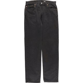 リーバイス(Levi's)の古着 00年代 リーバイス Levi's 505 REGULAR FIT STRAIGHT LEG ブラックデニム テーパードデニムパンツ USA製 メンズw37 /eaa443881(デニム/ジーンズ)