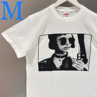 男女兼用 映画 レオン マチルダ  tシャツ半袖Tシャツ(白）(Tシャツ/カットソー(半袖/袖なし))