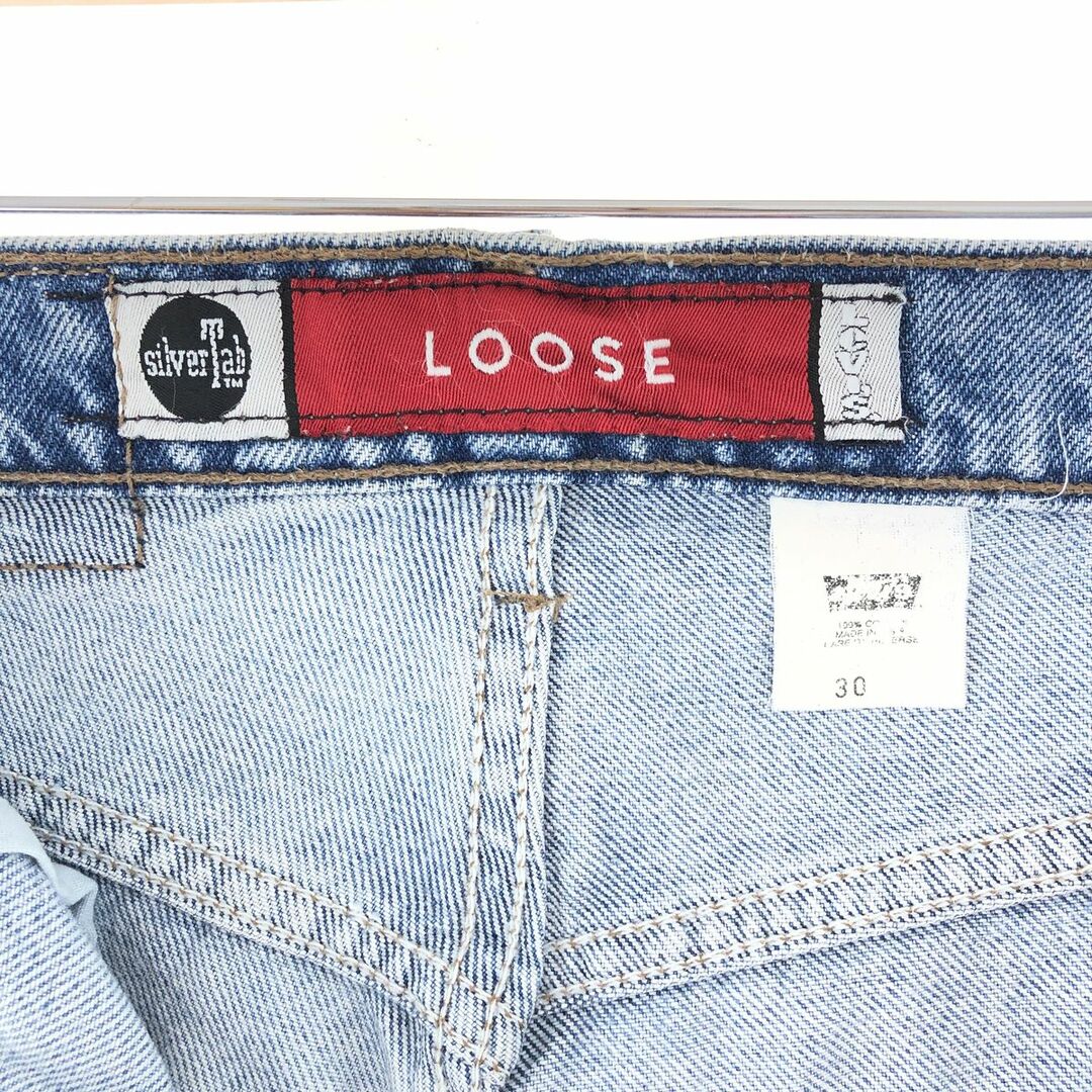 Levi's(リーバイス)の古着 90年代 リーバイス Levi's SILVER TAB シルバータブ LOOSE ルーズ デニムショーツ ハーフパンツ USA製 メンズw31 ヴィンテージ /eaa382706 メンズのパンツ(ショートパンツ)の商品写真