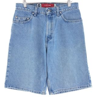 リーバイス(Levi's)の古着 90年代 リーバイス Levi's SILVER TAB シルバータブ LOOSE ルーズ デニムショーツ ハーフパンツ USA製 メンズw31 ヴィンテージ /eaa382706(ショートパンツ)