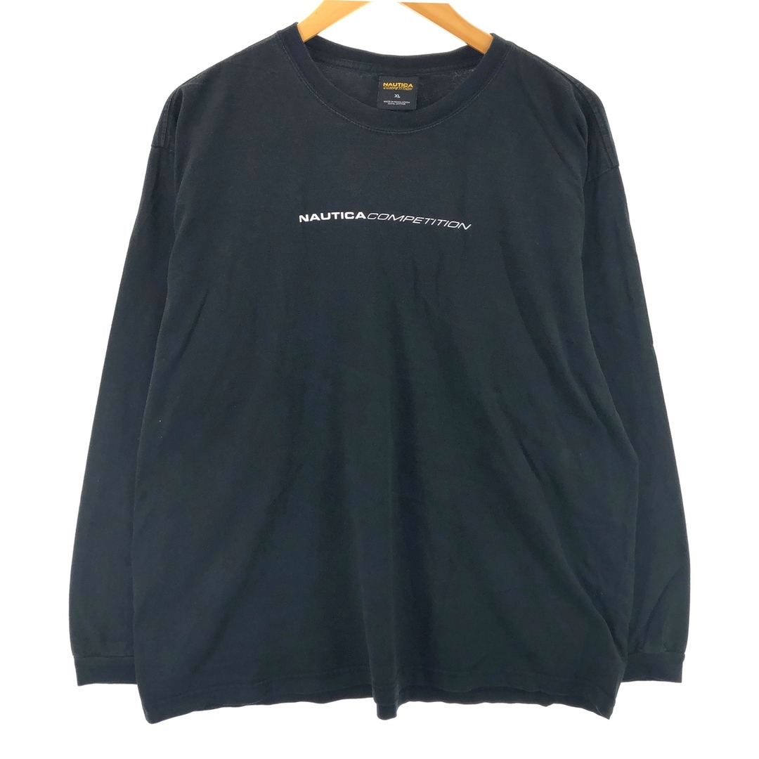 NAUTICA(ノーティカ)の古着 ノーティカ NAUTICA COMPETITION ロングTシャツ ロンT メンズXL /eaa429839 メンズのトップス(Tシャツ/カットソー(半袖/袖なし))の商品写真