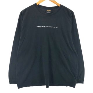 ノーティカ(NAUTICA)の古着 ノーティカ NAUTICA COMPETITION ロングTシャツ ロンT メンズXL /eaa429839(Tシャツ/カットソー(半袖/袖なし))