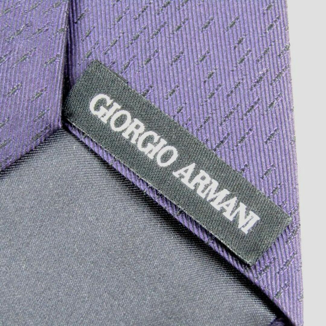 Giorgio Armani(ジョルジオアルマーニ)のジョルジオアルマーニ ネクタイ 小紋柄 シルク ブランド 黒ラベル メンズ ネイビー GIORGIO ARMANI メンズのファッション小物(ネクタイ)の商品写真