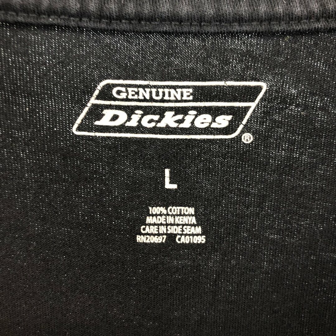 Dickies(ディッキーズ)の古着 ディッキーズ Dickies 無地ポケットロングTシャツ ロンT メンズL /eaa430235 メンズのトップス(Tシャツ/カットソー(半袖/袖なし))の商品写真