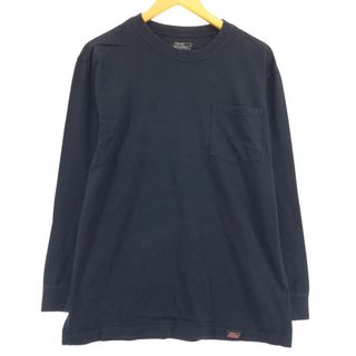 ディッキーズ(Dickies)の古着 ディッキーズ Dickies 無地ポケットロングTシャツ ロンT メンズL /eaa430235(Tシャツ/カットソー(半袖/袖なし))