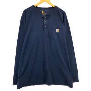 カーハート(carhartt)の古着 カーハート Carhartt ヘンリーネック ロングTシャツ ロンT メンズXXL /eaa432744(Tシャツ/カットソー(半袖/袖なし))