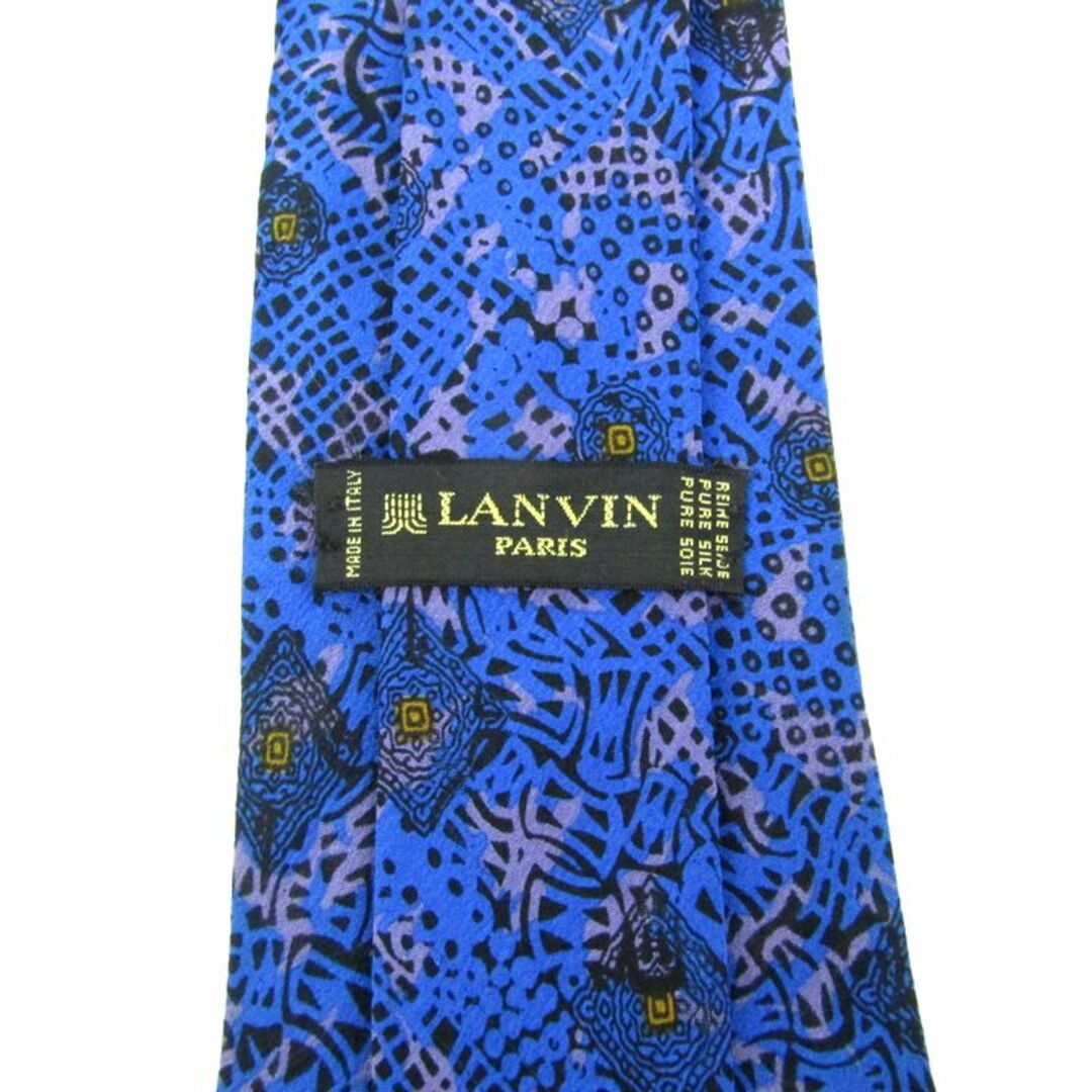【美品】高級 LANVIN ランバン 総柄シルクジャケット イタリア製 【美品】高級 LANVIN ランバン 総柄シルクジャケット イタリア製