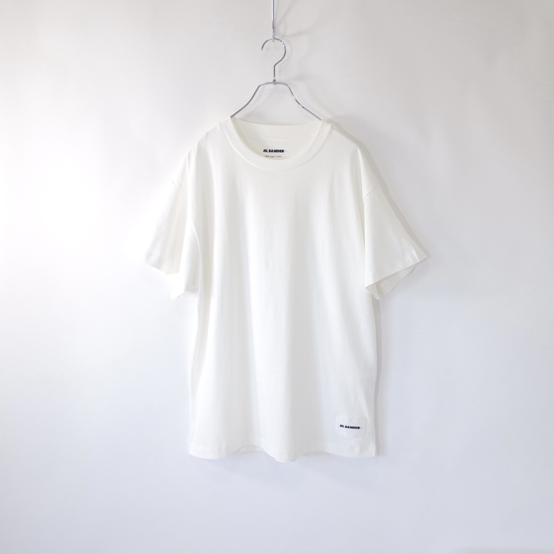 Jil Sander(ジルサンダー)の新品正規品 23aw Jil Sander+ 3パック Tシャツ ホワイト XL メンズのトップス(Tシャツ/カットソー(半袖/袖なし))の商品写真