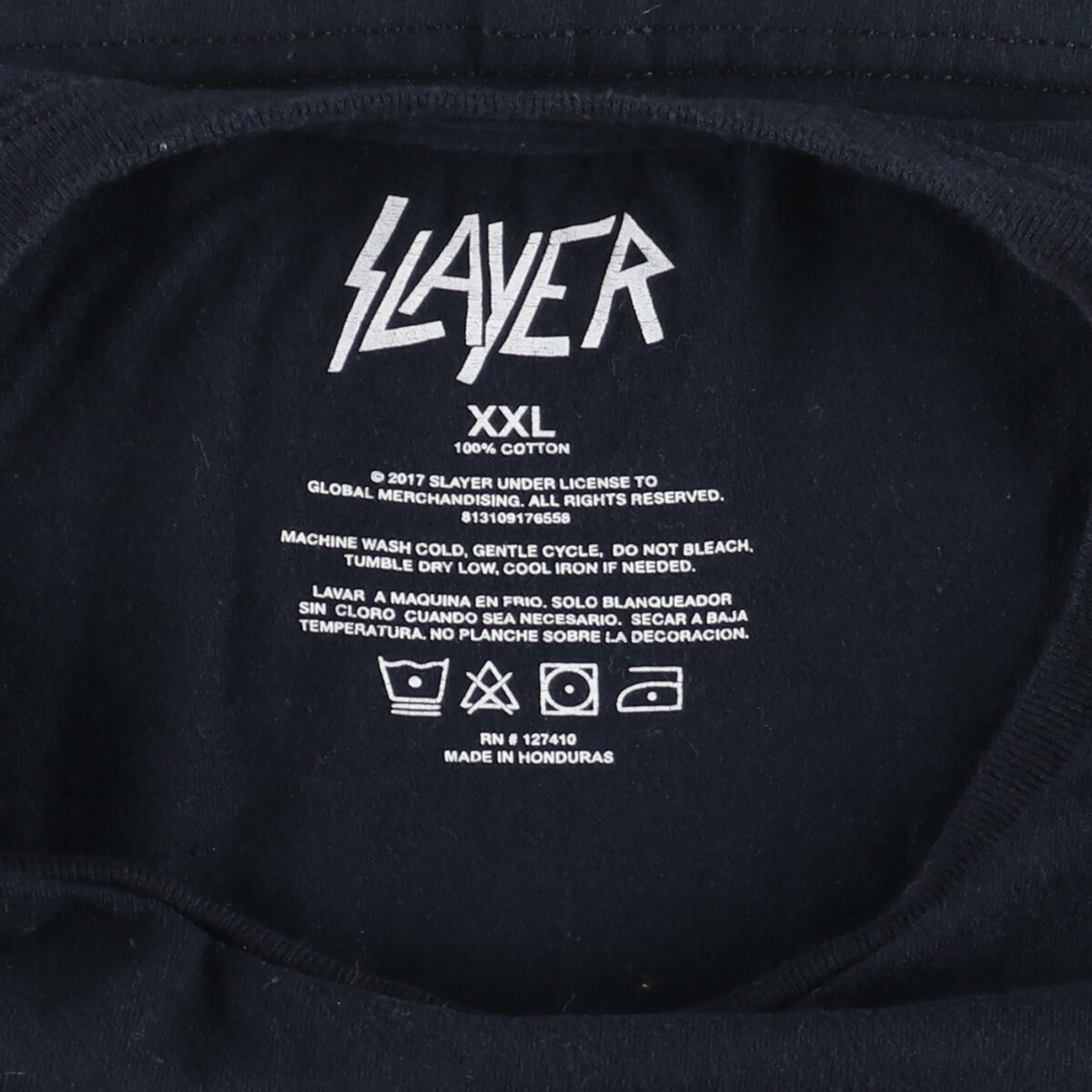 古着 SLAYER スレイヤー バンドTシャツ バンT メンズXXL /eaa448129 メンズのトップス(Tシャツ/カットソー(半袖/袖なし))の商品写真