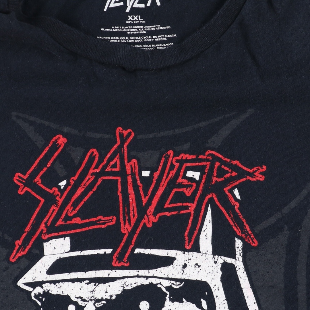 古着 SLAYER スレイヤー バンドTシャツ バンT メンズXXL /eaa448129 メンズのトップス(Tシャツ/カットソー(半袖/袖なし))の商品写真