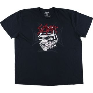 古着 SLAYER スレイヤー バンドTシャツ バンT メンズXXL /eaa448129(Tシャツ/カットソー(半袖/袖なし))