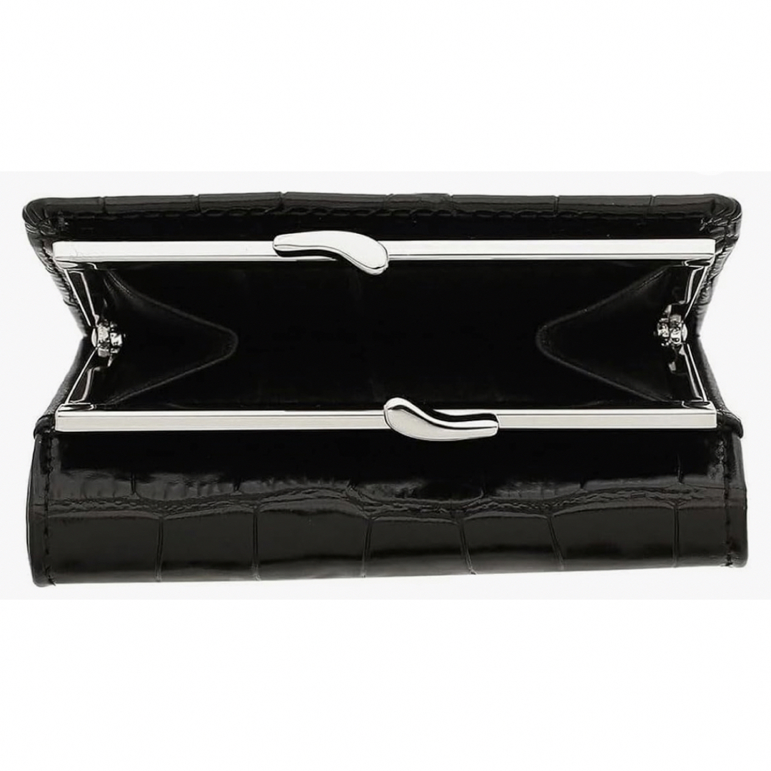 Vivienne Westwood 三つ折り財布 イル がま口 ブラック レディースのファッション小物(財布)の商品写真