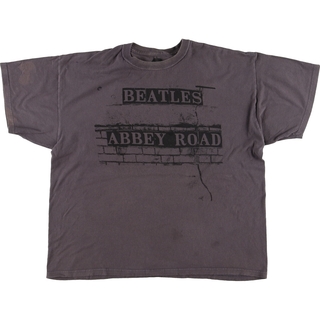 古着 THE BEATLES ビートルズ バンドTシャツ バンT メンズXL /eaa448133(Tシャツ/カットソー(半袖/袖なし))