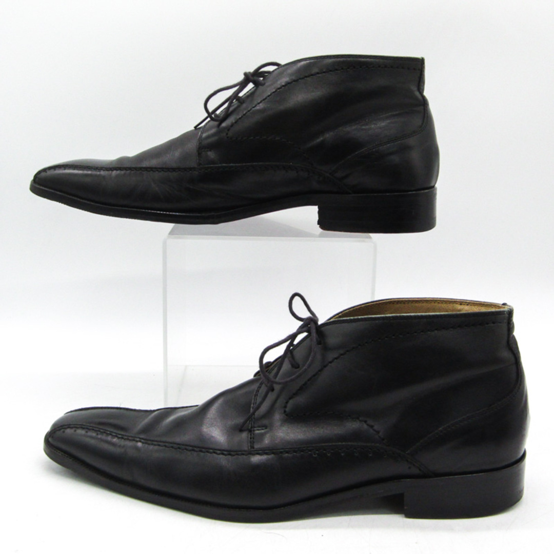 Bally(バリー)のバリー チャッカ―ブーツ 本革 レザーブランド ビジネスシューズ 紳士靴 日本製 黒 メンズ Lサイズ ブラック BALLY メンズの靴/シューズ(ブーツ)の商品写真