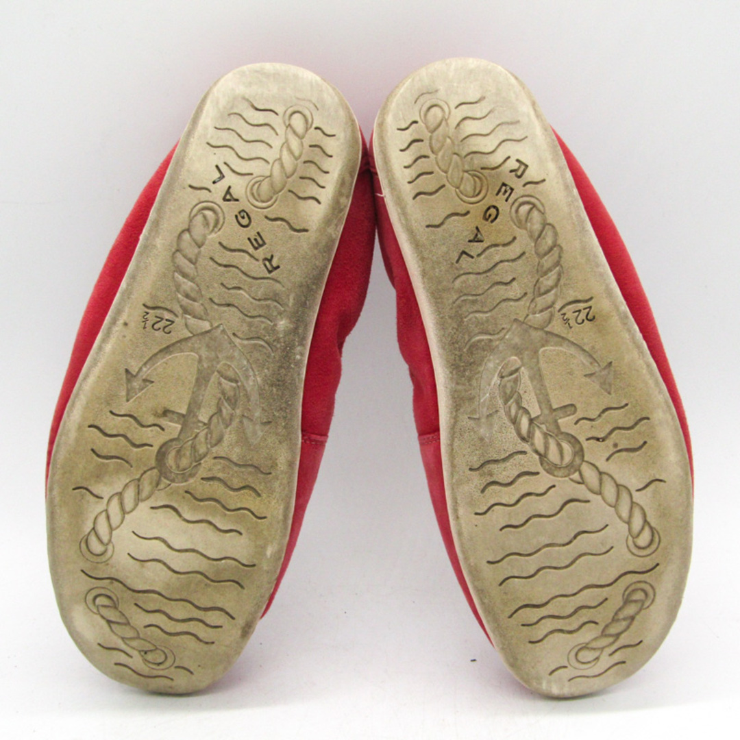 REGAL(リーガル)のリーガル モカシン スリッポン ブランド シューズ 靴 赤 レディース 22.5サイズ レッド REGAL レディースの靴/シューズ(スリッポン/モカシン)の商品写真