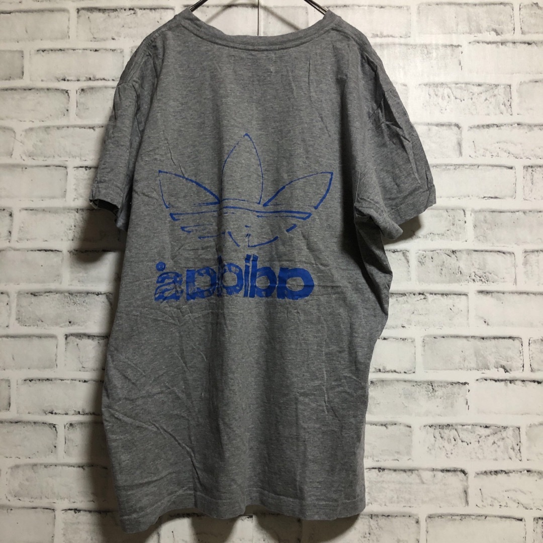 Originals（adidas）(オリジナルス)の00s⭐️adidasビッグトレファイルロゴ Tシャツ M vintageグレー メンズのトップス(Tシャツ/カットソー(半袖/袖なし))の商品写真