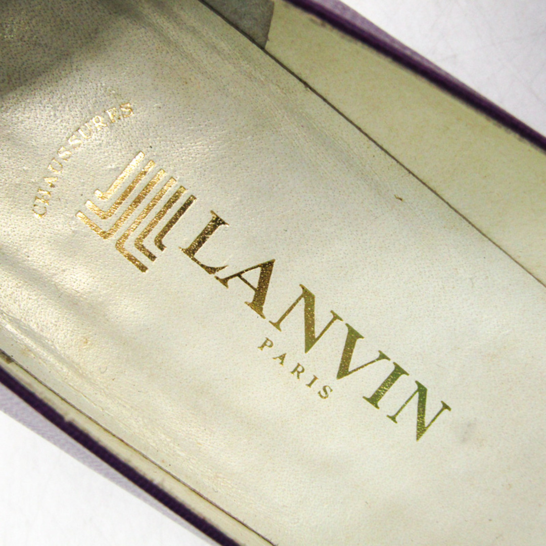 LANVIN(ランバン)のランバン パンプス ポインテッドトゥ ブランド シューズ 靴 日本製 レディース 5サイズ パープル LANVIN レディースの靴/シューズ(ハイヒール/パンプス)の商品写真