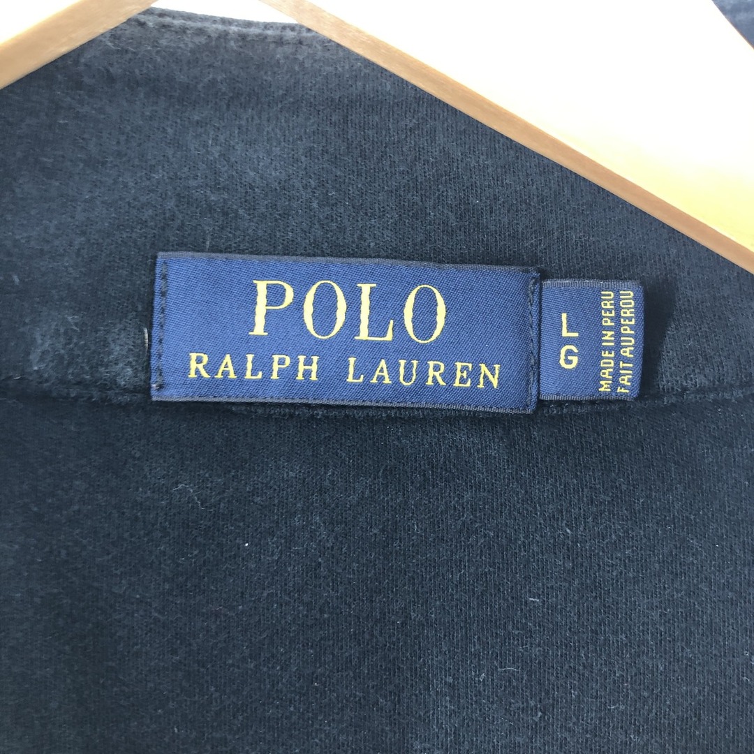 Ralph Lauren(ラルフローレン)の古着 ラルフローレン Ralph Lauren POLO RALPH LAUREN ハーフジップ ロングTシャツ ロンT /eaa429890 メンズのトップス(Tシャツ/カットソー(半袖/袖なし))の商品写真