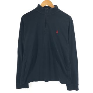 ラルフローレン(Ralph Lauren)の古着 ラルフローレン Ralph Lauren POLO RALPH LAUREN ハーフジップ ロングTシャツ ロンT /eaa429890(Tシャツ/カットソー(半袖/袖なし))