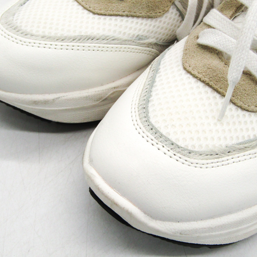 モヒ スニーカー ローカット 厚底 ブランド シューズ 靴 白 レディース 38サイズ オフホワイト mohi レディースの靴/シューズ(スニーカー)の商品写真