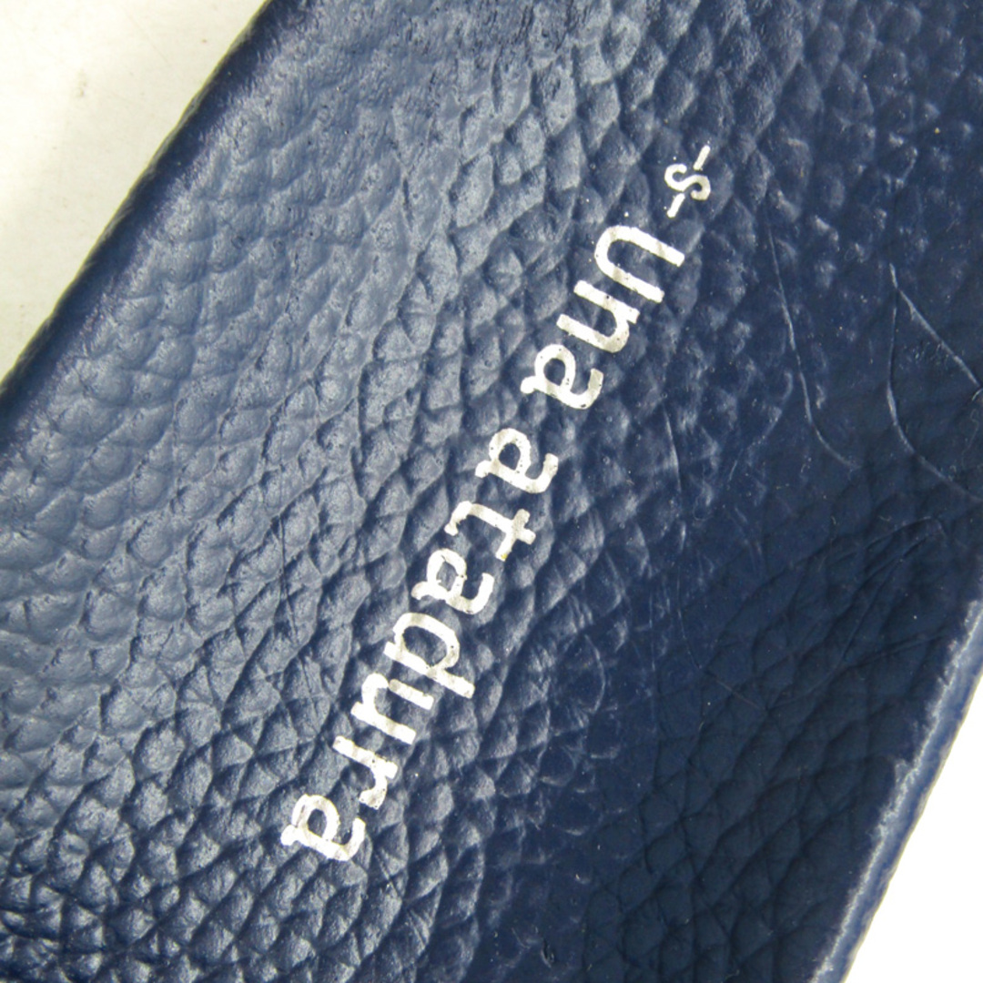 ウナ アタデューラ サンダル スリッパ リボン ブランド 靴 レディース Sサイズ ブルー Una atadura レディースの靴/シューズ(サンダル)の商品写真