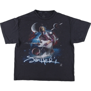 古着 LIQUID BLUE Jimi Hendrix ジミヘンドリックス バンドTシャツ バンT メンズXL /eaa448121(Tシャツ/カットソー(半袖/袖なし))