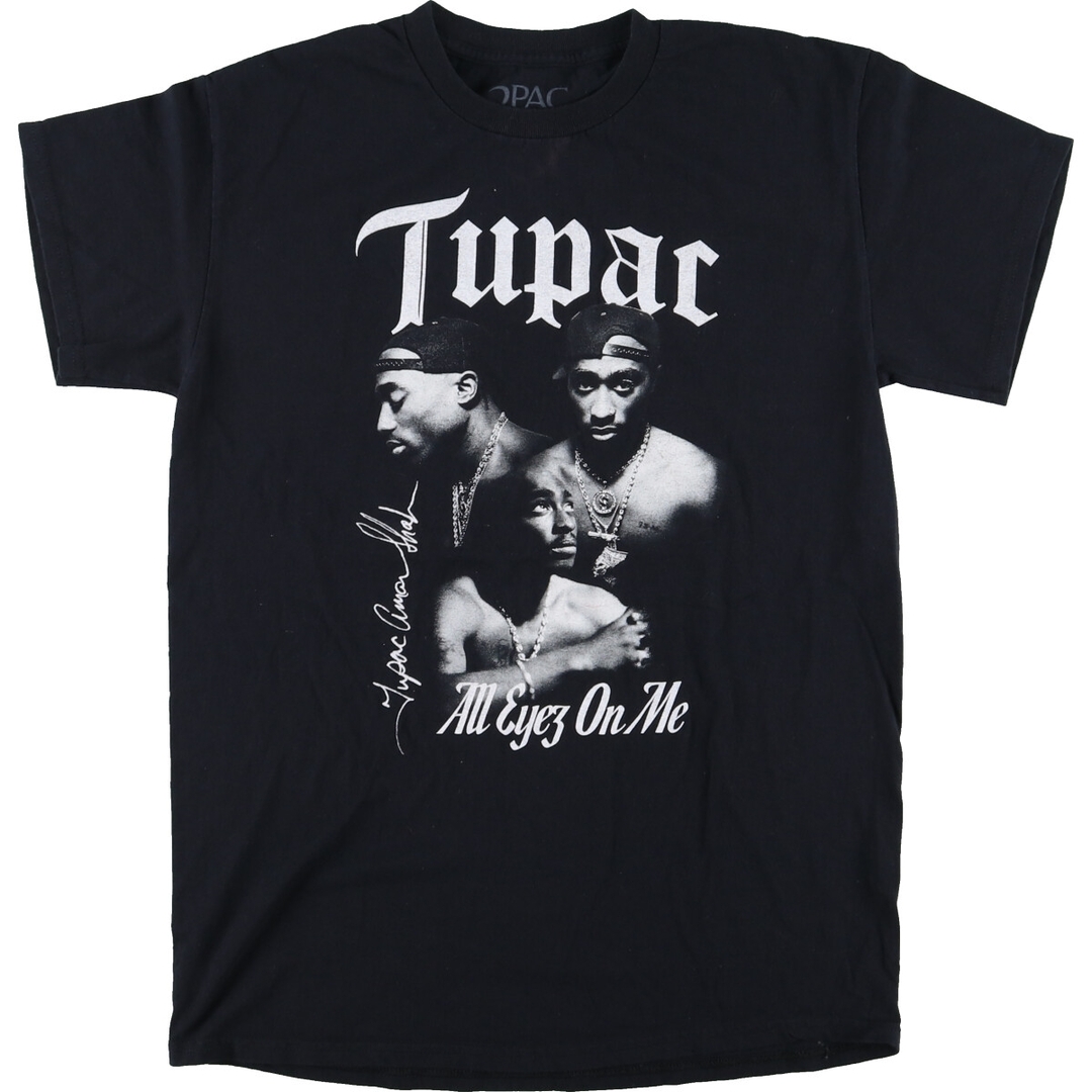 古着 2pac トゥーパック ラップTシャツ ラップT メンズM クルーネック(丸首) /eaa448125 メンズのトップス(Tシャツ/カットソー(半袖/袖なし))の商品写真