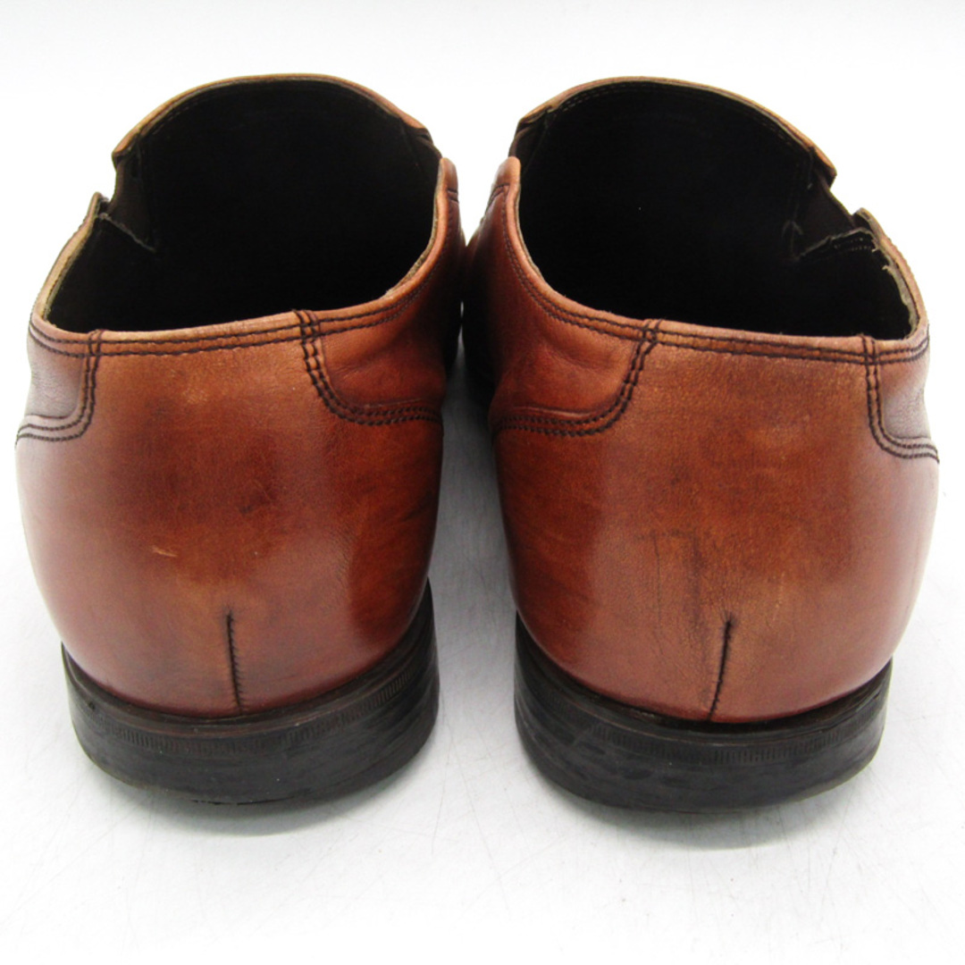 Cole Haan(コールハーン)のコールハーン スリッポン スクエアトゥ Uチップ ブランド ビジネスシューズ 紳士靴 メンズ 10.5サイズ ブラウン COLE HAAN メンズの靴/シューズ(スリッポン/モカシン)の商品写真
