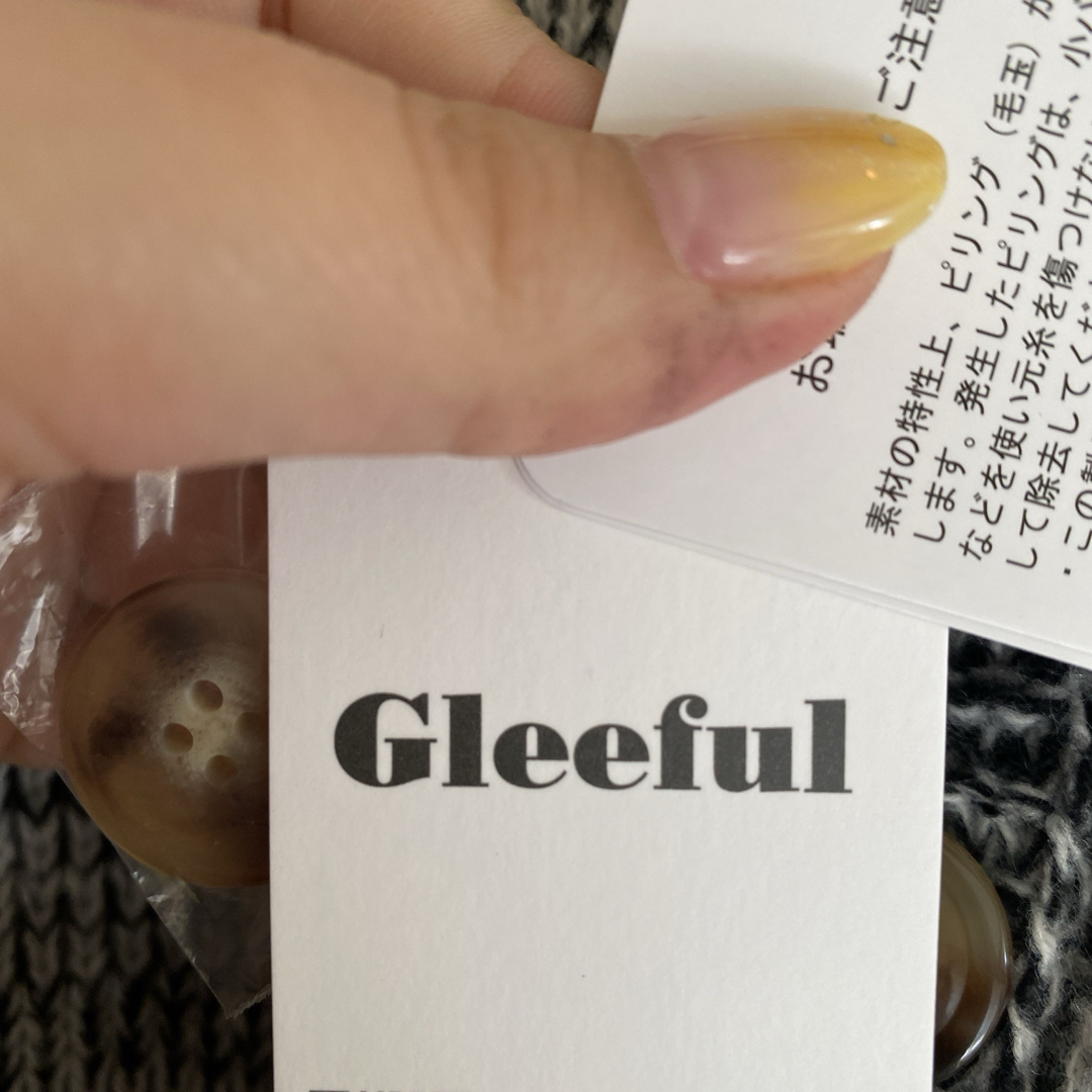 Gleeful グリーフル【L】レディース　2点セット　カーディガン　ニット レディースのトップス(カーディガン)の商品写真