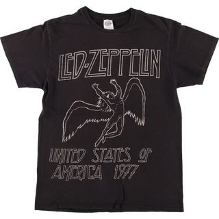 古着 DELTA LED ZEPPELIN レッドツェッペリン バンドTシャツ バンT メンズM /eaa448134(Tシャツ/カットソー(半袖/袖なし))