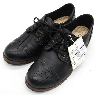 ペネロペ ドレスシューズ 未使用 アシックス ブランド 靴 黒 レディース 24サイズ ブラック PENELOPE(ローファー/革靴)