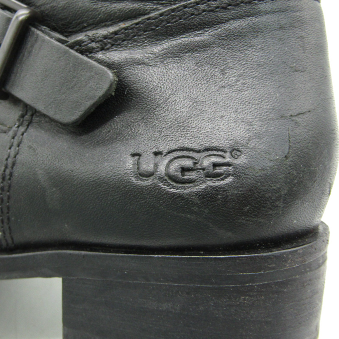 UGG(アグ)のアグ ショートブーツ ワークブーツ ブランド シューズ 靴 黒 レディース 23サイズ ブラック UGG レディースの靴/シューズ(ブーツ)の商品写真