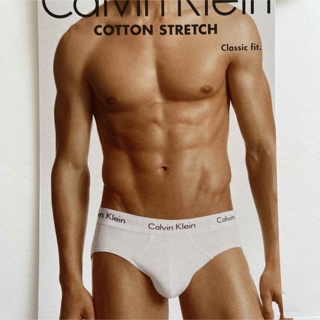 Calvin Klein(カルバンクライン)のカルバンクライン　メンズビキニ　M(S) 2枚組　白&黒　ビキニブリーフ　下着 メンズのアンダーウェア(その他)の商品写真