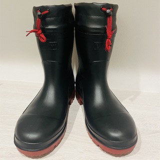 安全長靴　赤黒　耐油(長靴/レインシューズ)