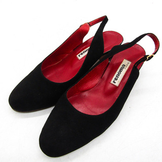 レノマ(RENOMA)のレノマ パンプス バックストラップ ブランド シューズ 靴 黒 レディース 6サイズ ブラック renoma(ハイヒール/パンプス)