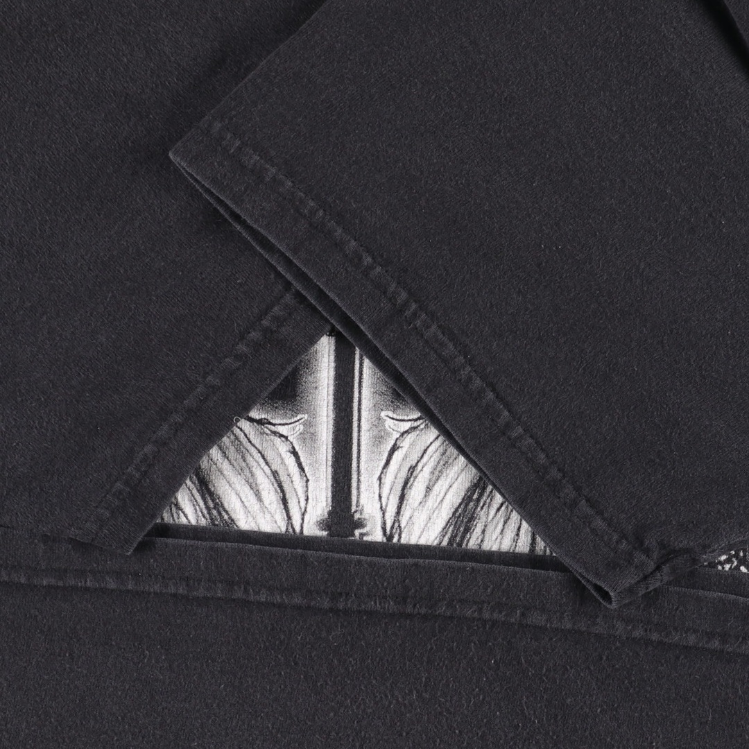 Hanes(ヘインズ)の古着 00年代 ヘインズ Hanes BLACK LABEL SOCIETY ブラックレーベルソサイアティ バンドTシャツ バンT メンズL ヴィンテージ /eaa448145 メンズのトップス(Tシャツ/カットソー(半袖/袖なし))の商品写真
