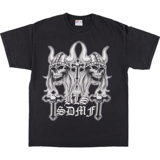 ヘインズ(Hanes)の古着 00年代 ヘインズ Hanes BLACK LABEL SOCIETY ブラックレーベルソサイアティ バンドTシャツ バンT メンズL ヴィンテージ /eaa448145(Tシャツ/カットソー(半袖/袖なし))