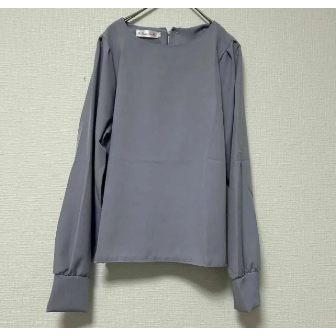 【ラスト1点】ブラウス フォーマル レディース 長袖 上品 Ｍ 春服 オシャレ レディースのトップス(シャツ/ブラウス(長袖/七分))の商品写真