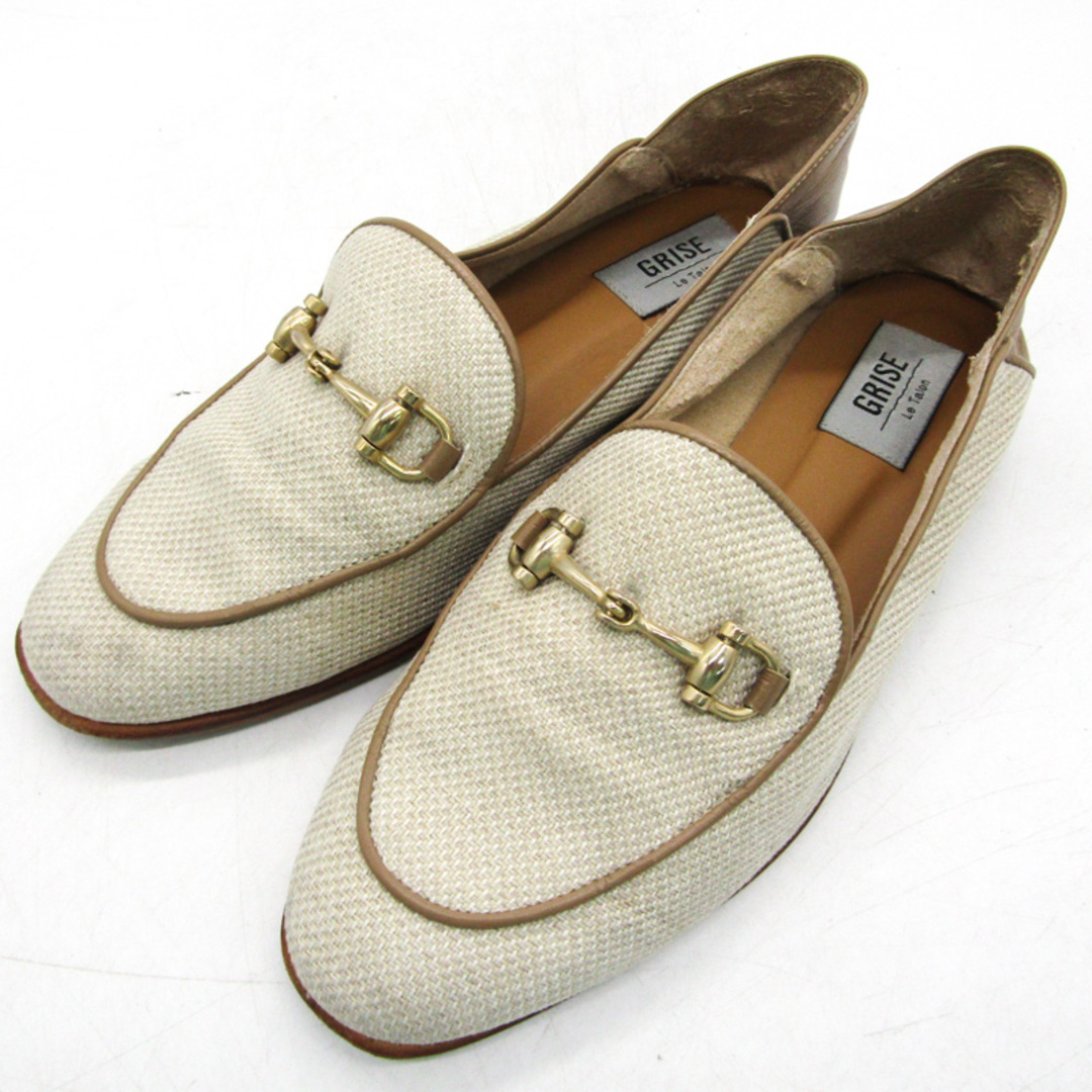 ル タロン ローファー スリッポン GRICE ブランド シューズ 靴 日本製 レディース 23.5サイズ ベージュ LE TALON レディースの靴/シューズ(ローファー/革靴)の商品写真