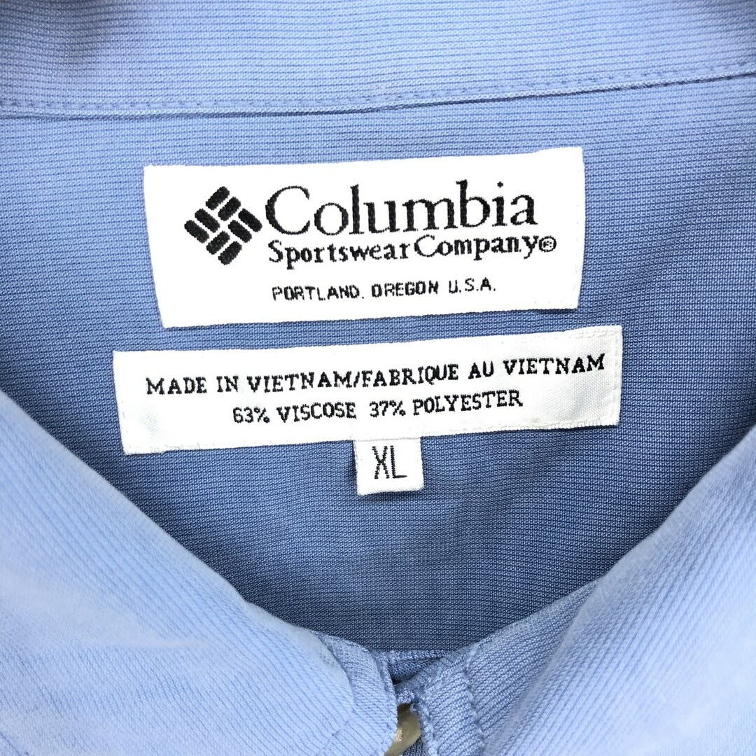 Columbia(コロンビア)の古着 コロンビア Columbia 半袖 ビスコース×ポリシャツ メンズXL /eaa442088 メンズのトップス(シャツ)の商品写真