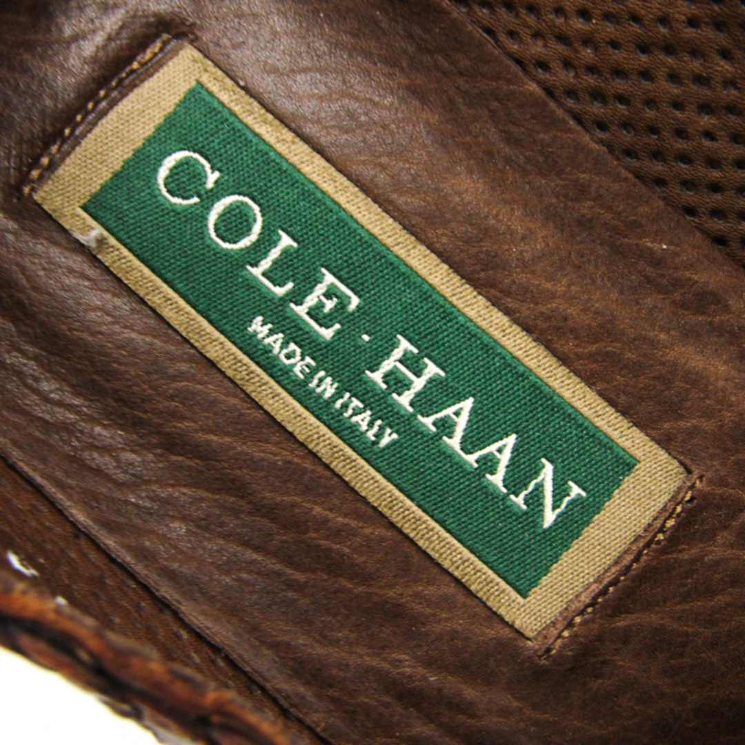 Cole Haan(コールハーン)のコールハーン ローファー スリッポン メッシュ ブランド シューズ 靴 イタリア製 レディース 6サイズ ブラウン COLE HAAN レディースの靴/シューズ(ローファー/革靴)の商品写真