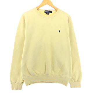 Ralph Lauren - 古着 ラルフローレン Ralph Lauren POLO by Ralph Lauren ワンポイントロゴスウェットシャツ トレーナー メンズM /eaa443887