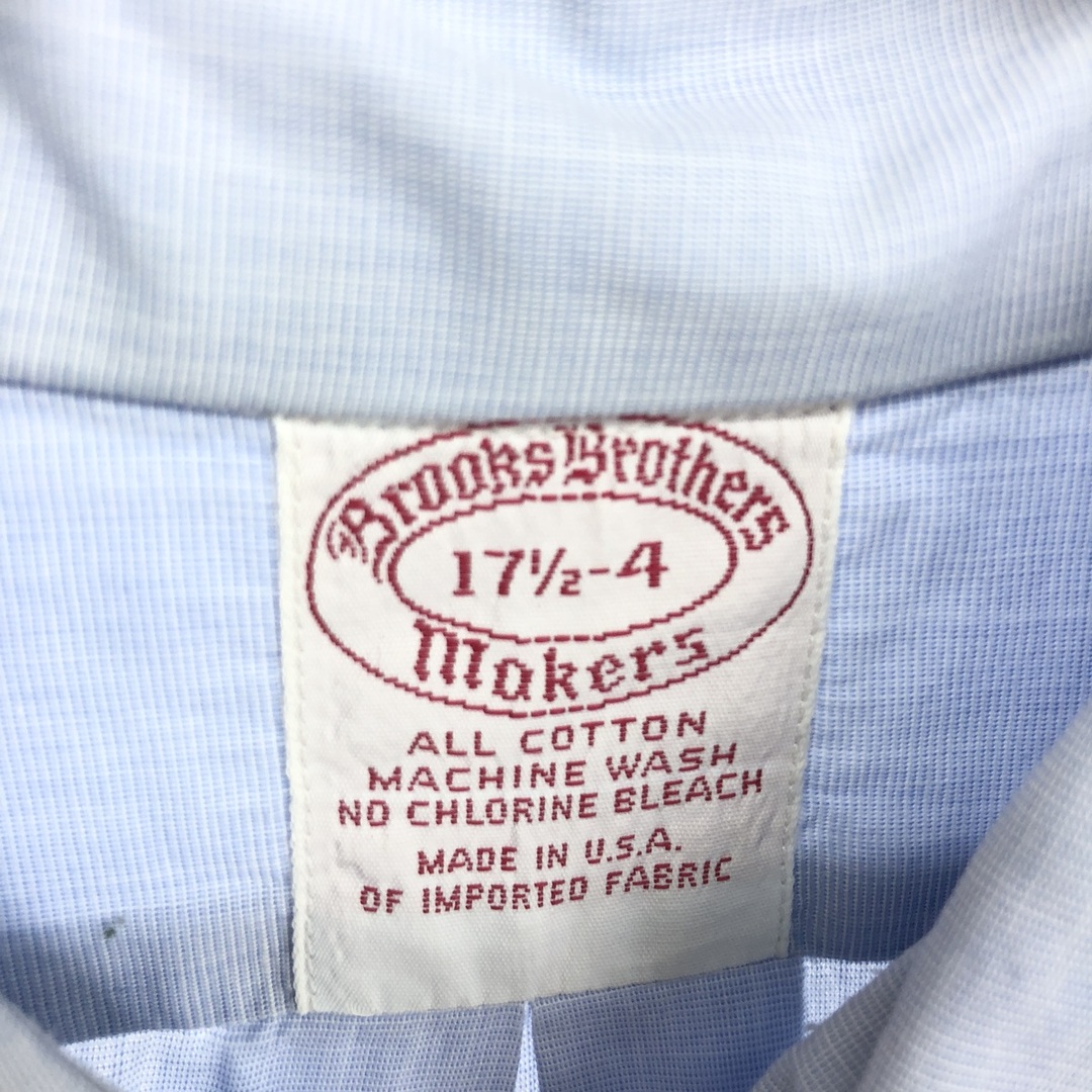 Brooks Brothers(ブルックスブラザース)の古着 ブルックスブラザーズ Brooks Brothers MAKERS 半袖 ボタンダウンシャツ USA製 メンズXL /eaa447555 メンズのトップス(シャツ)の商品写真