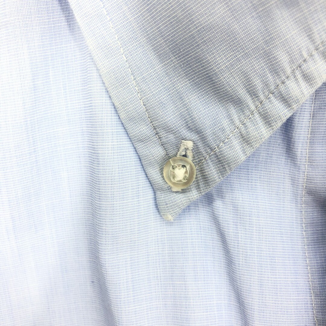 Brooks Brothers(ブルックスブラザース)の古着 ブルックスブラザーズ Brooks Brothers MAKERS 半袖 ボタンダウンシャツ USA製 メンズXL /eaa447555 メンズのトップス(シャツ)の商品写真